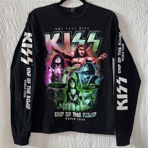 KISS End Of The Road World Tour The Final Tour Ever Long Sleeve T-Shirt